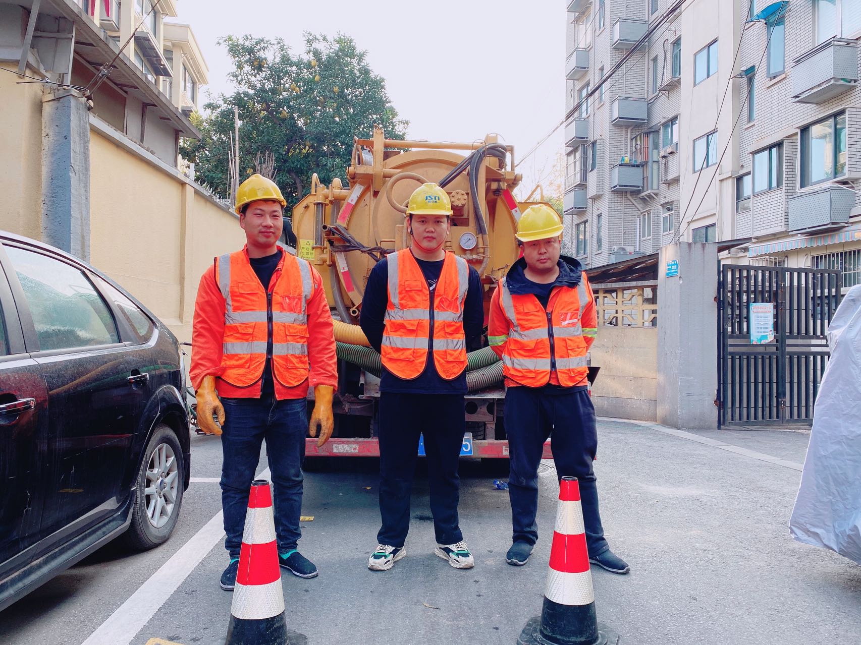 饭店南京某小区管道清淤检测施工